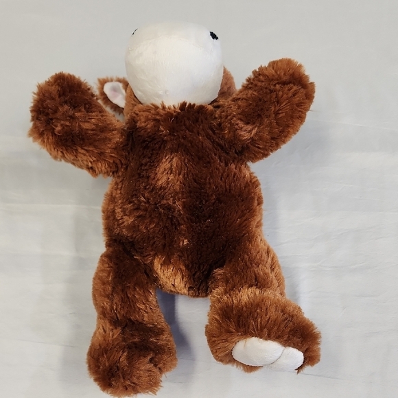 Plush Kid's Brown Soft Stuffed Animal Cow Toy - Picture 4 of 10